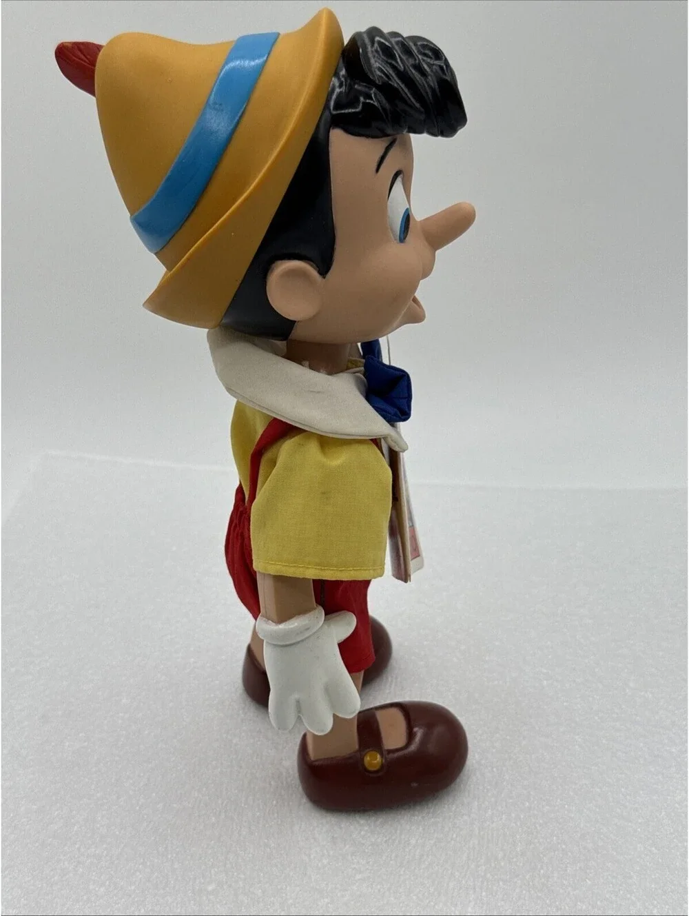 Disney Applause Pinocchio Posable Doll Toy Jointed Vinyl 9.5” Vintage With Tag